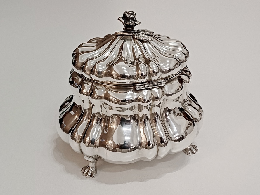 dóza, cukřenka, stříbro, Ag 800, 404,25 g, RU