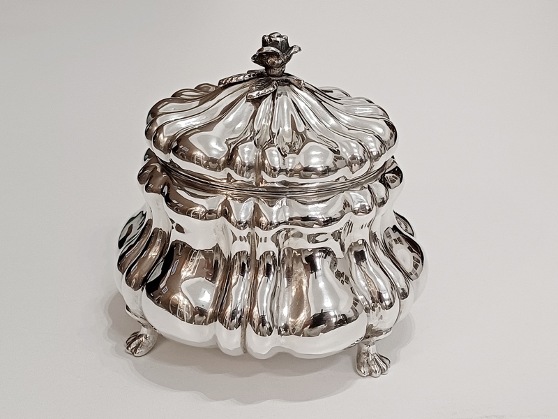dóza, cukřenka, stříbro, Ag 800, 404,25 g, RU