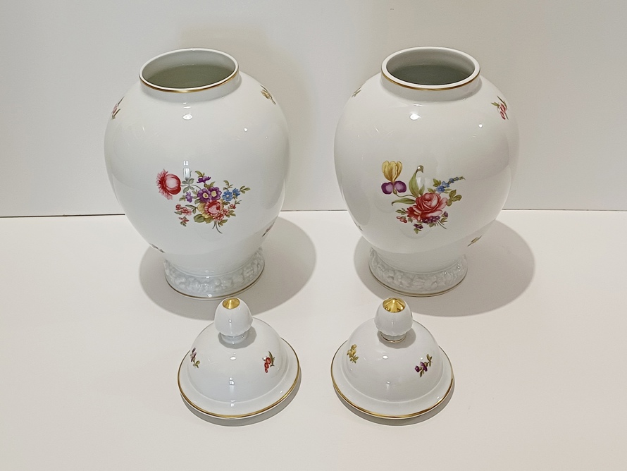 porcelánové vázy/zásobnice Art Deco, Rosenthal