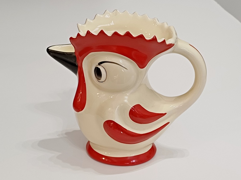 Kohout konvice, keramika, Ditmar Urbach, Art Deco
