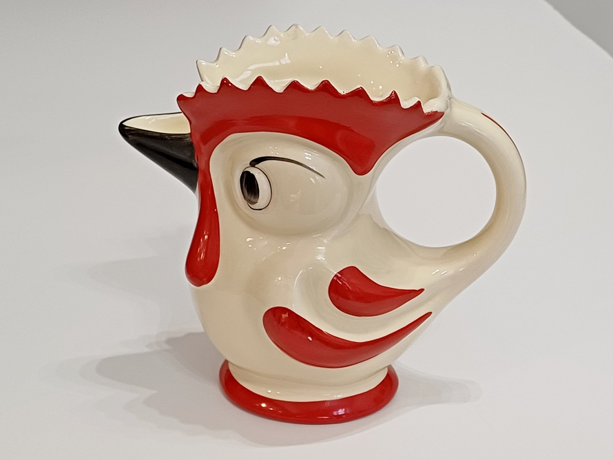 Kohout konvice, keramika, Ditmar Urbach, Art Deco