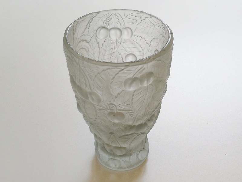 velká váza Cherry, Barolac, Josef Inwald, Art Deco