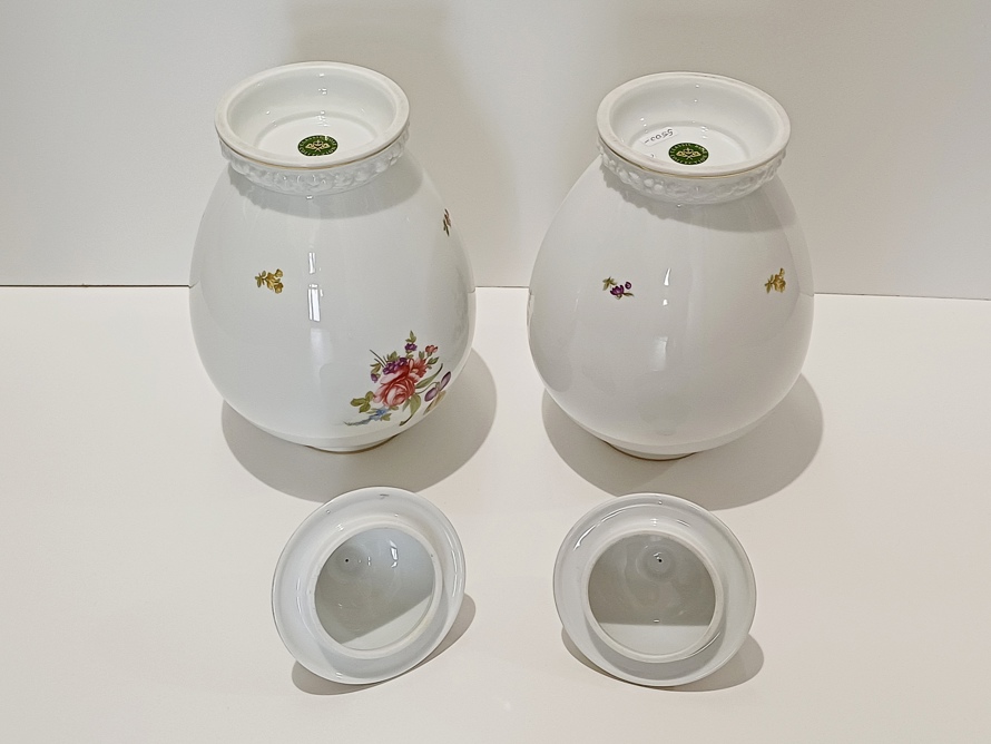 porcelánové vázy/zásobnice Art Deco, Rosenthal
