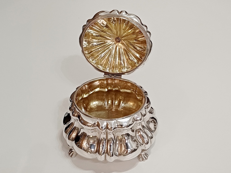 dóza, cukřenka, stříbro, Ag 800, 404,25 g, RU